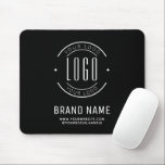 Modern custom company logo business branded mouse mat<br><div class="desc">Modern custom company logo business branded</div>