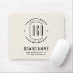 Modern custom company logo business branded mouse mat<br><div class="desc">Modern custom company logo business branded</div>