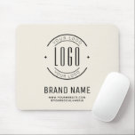 Modern custom company logo business branded mouse mat<br><div class="desc">Modern custom company logo business branded</div>