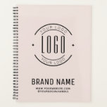 Modern custom company logo business branded planner<br><div class="desc">Modern custom company logo business branded</div>