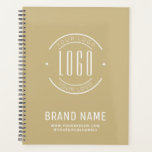 Modern custom company logo business branded planner<br><div class="desc">Modern custom company logo business branded</div>