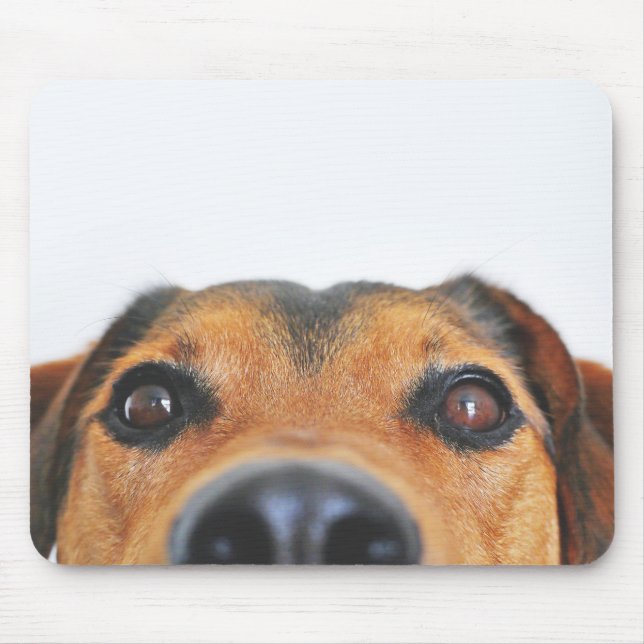 Modern Custom Dog Photo Mouse Mat (Front)