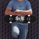 Modern Custom Etched Photo Effect Skateboard<br><div class="desc">This simplistic etched effect photo skateboard featuring an etched photo effect with the option to add text,  will make a trendy gift for any occassion,  birthday,  fathers day,  christmas or valentines day. The font style,  size and colour can be changed after personalising by clicking on the customise further link.</div>