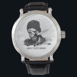 Modern Custom Etched Photo Effect Watch<br><div class="desc">This simplistic personalised photo watch, featuring an etched photo effect with the option to add text, will make the perfect gift for any occassion, funeral, fun raising event, wedding, birthday, fathers day, christmas and valentines day. The font style, size and colour can be changed after personalising by clicking on the...</div>