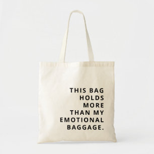Modern Custom Funny Trendy Text Black Tote Bag