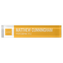 Modern Custom Logo Employee Name Job Title