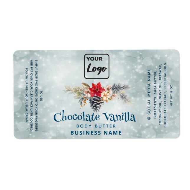 Modern custom logo Holiday business product (Front)