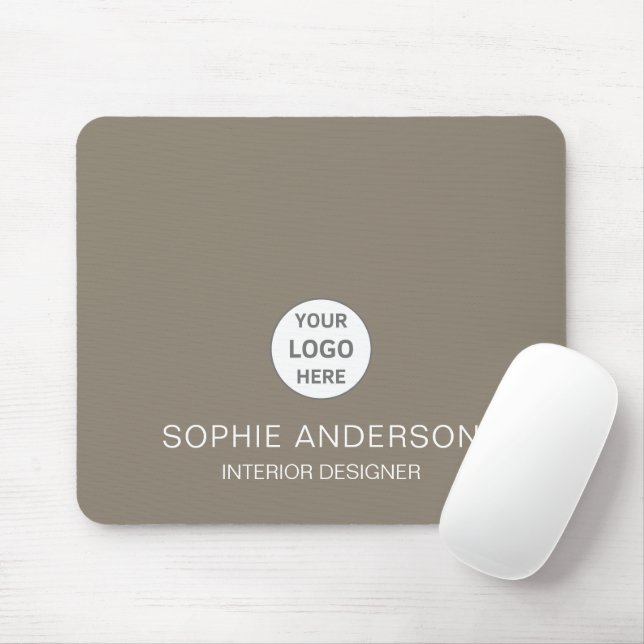 Modern Custom Logo Professional Business Mouse Mat (With Mouse)