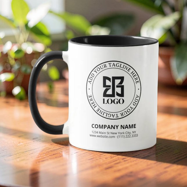Modern Custom Logo Small Business Promotional Mug (Creator Uploaded)