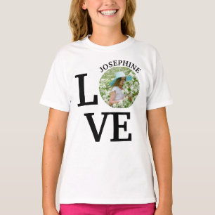 Modern Custom love photo template T-Shirt