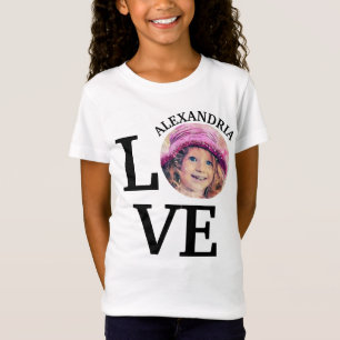 Modern Custom love photo template T-Shirt
