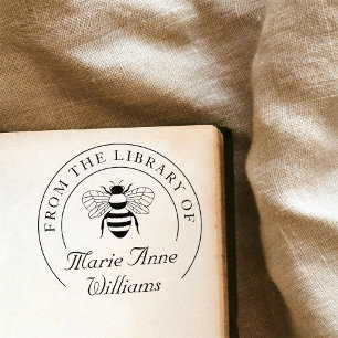 Modern Custom Name Bee From The Library Of Rubber Stamp