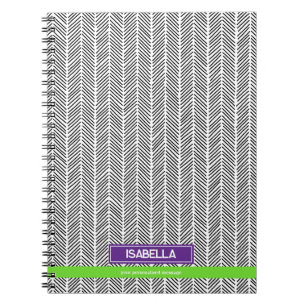  Modern Custom Name   Personalized Travel Notebook
