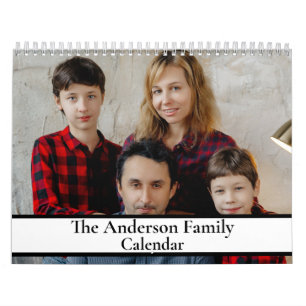 Modern Custom Photo Create Your Calendar 2026