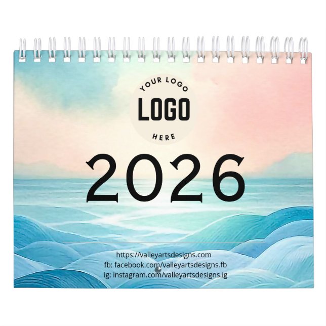 Modern Custom Photo Create Your Own Calendar (Cover)