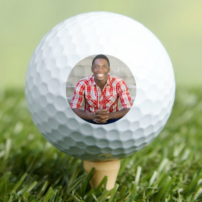 Modern Custom Photo Golf Balls (Create your Own Photo Golf Balls)