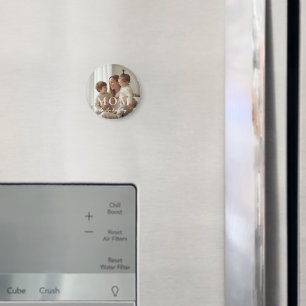 Modern Custom Photo MOM Mothers Day Magnet