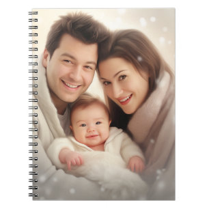 Modern Custom Photo Personalised Gift Notebook