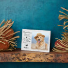 Modern Custom Photo Pet Loss Sympathy Dog Memorial