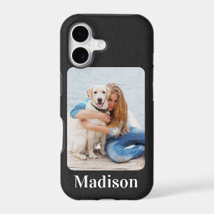 Modern Custom Photo Stylish Faux Leather