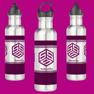 Modern Custom Stylish Name Monogram Letter (K) 710 Ml Water Bottle