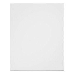 Modern Custom white simple Design Add Photo /Text Poster