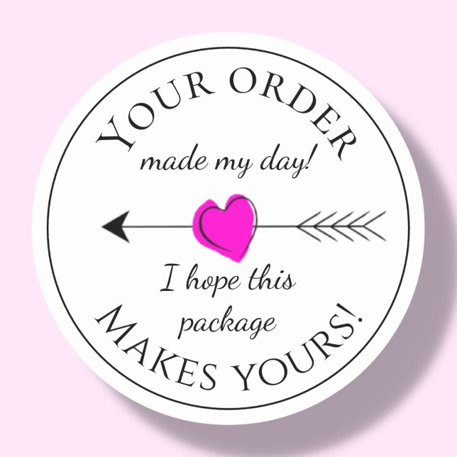 Modern Customer Order Thank you Labels (Creator Uploaded)
