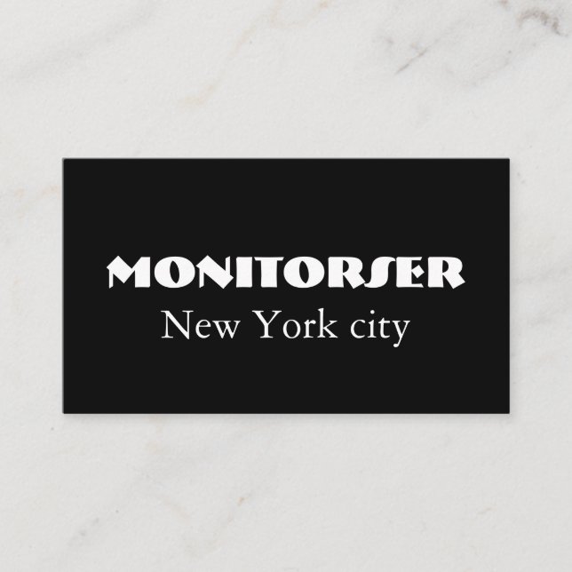 Modern Customisable Business Card (Front)