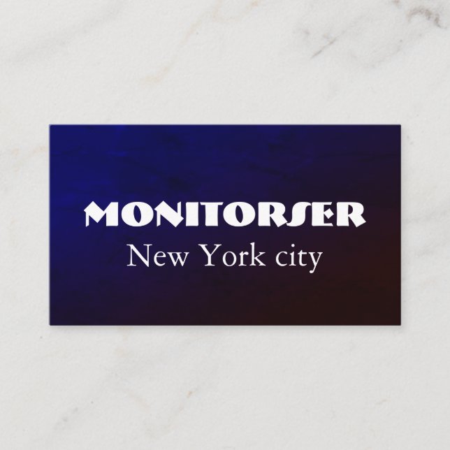 Modern Customisable Business Card (Front)