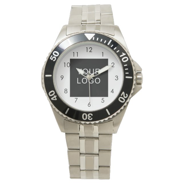 Modern Customisable Business Company Logo   Watch (Front)