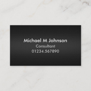Modern Customisable Carbon Fibre Effect Business Card