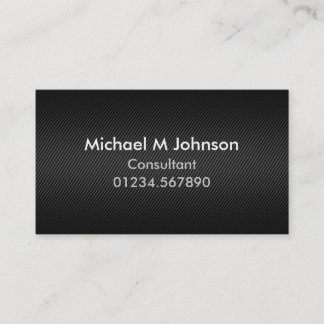 Modern Customisable Carbon Fibre Effect Business Card