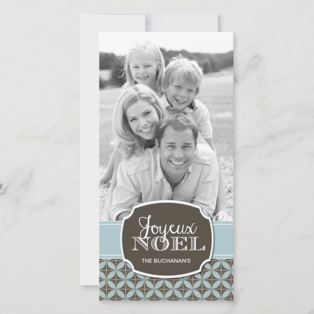 Modern Customisable Photo Card (Front)