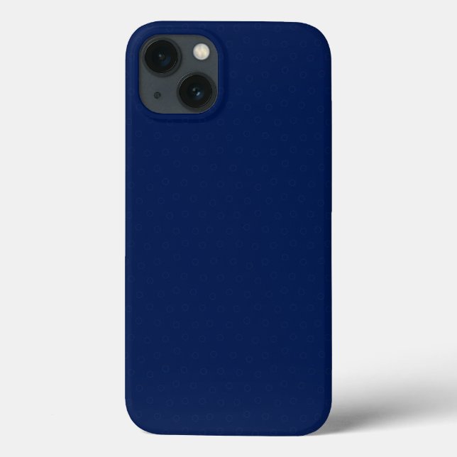 Modern Customisable Royal Navy Blue, Case-Mate iPhone Case (Back)