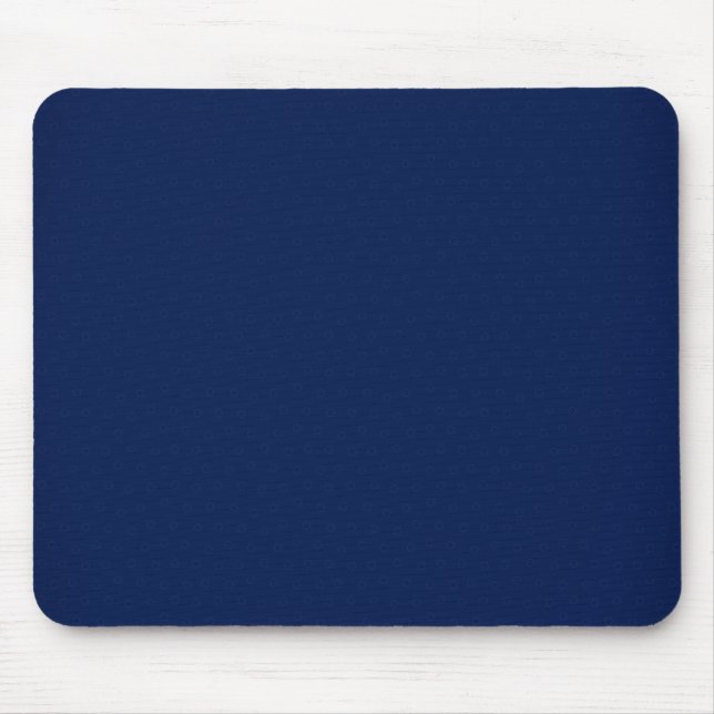 Modern Customisable Royal Navy Blue Mouse Mat (Front)