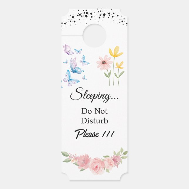 Modern Customise  Do Not Disturb Door Hanger (Front)