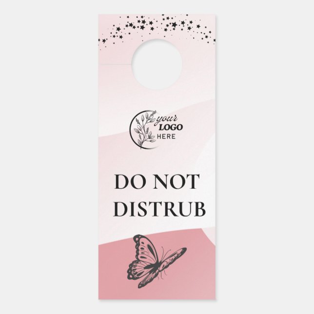 Modern Customise  Do Not Disturb Door Hanger (Front)