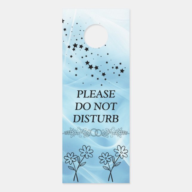 Modern Customise  Do Not Disturb Door Hanger (Front)