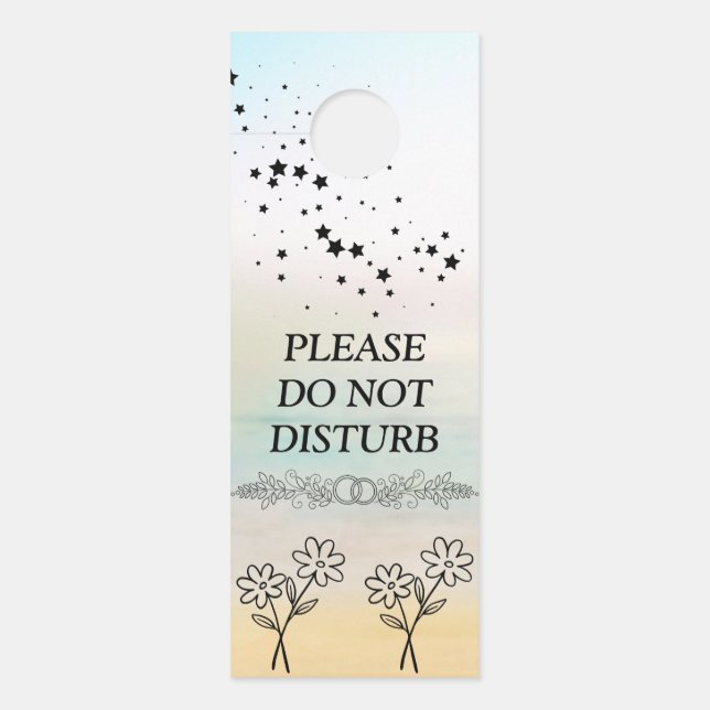 Modern Customise  Do Not Disturb Door Hanger (Front)