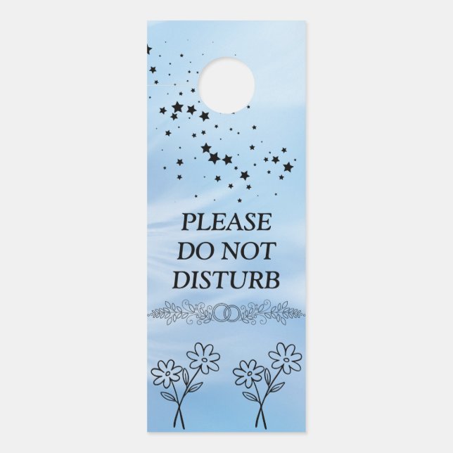 Modern Customise  Do Not Disturb Door Hanger (Front)