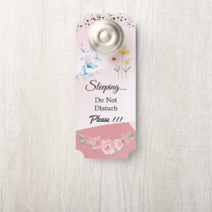 Modern Customise Do Not Disturb Door Hanger