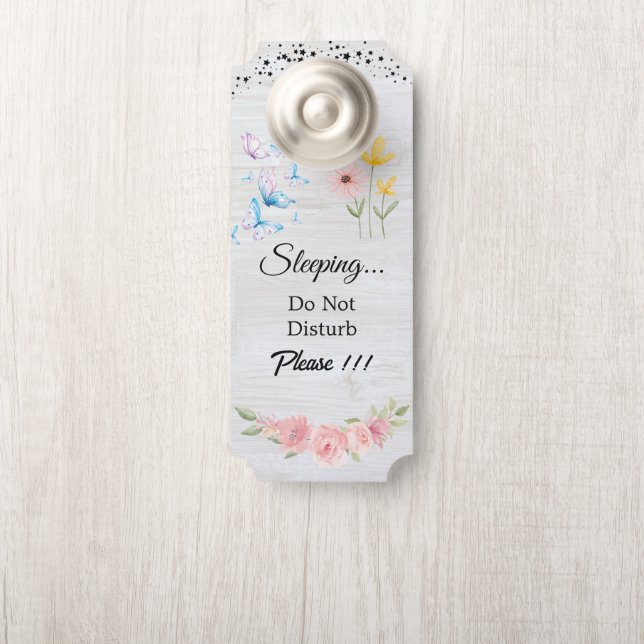 Modern Customise  Do Not Disturb Door Hanger (On Knob)