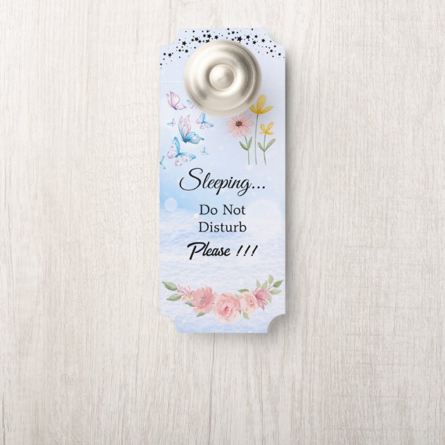 Modern Customise  Do Not Disturb Door Hanger (On Knob)