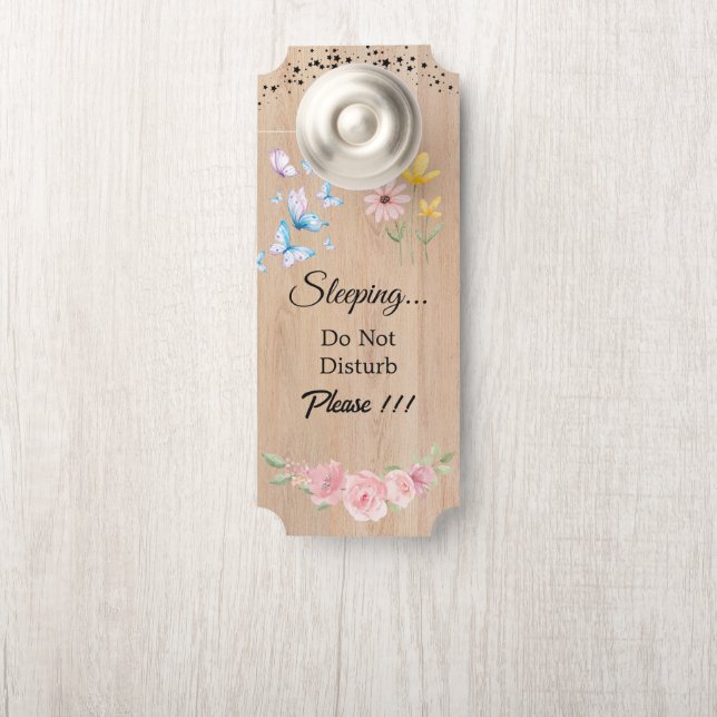 Modern Customise  Do Not Disturb Door Hanger (On Knob)