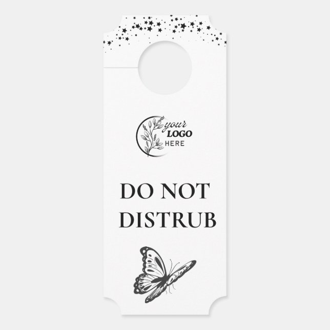 Modern Customise  Do Not Disturb Door Hanger (Front)