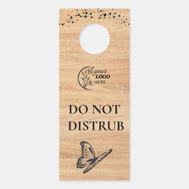 Modern Customise  Do Not Disturb Door Hanger (Front)