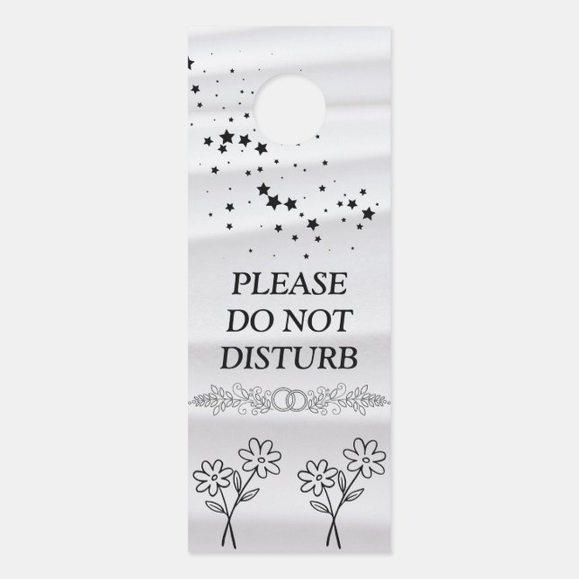 Modern Customise  Do Not Disturb Door Hanger (Front)