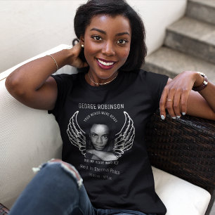 Modern Customised Photo Memorial T-Shirt