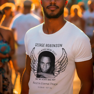 Modern Customised Photo Memorial T-Shirt