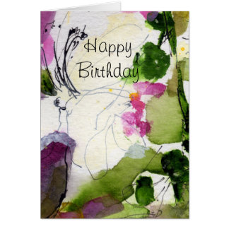 Artsy Birthday Greeting Cards | Zazzle.co.uk
